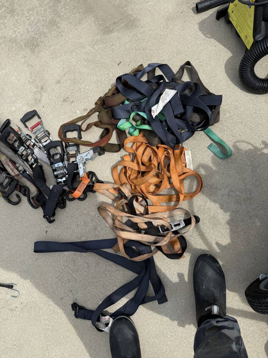 Strap pile