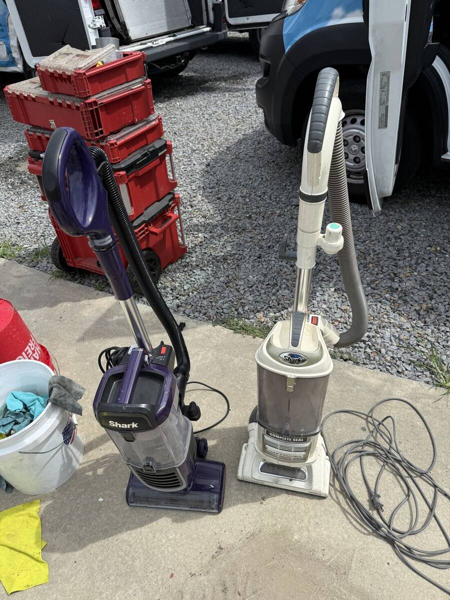 Shark vacuums and Packouts