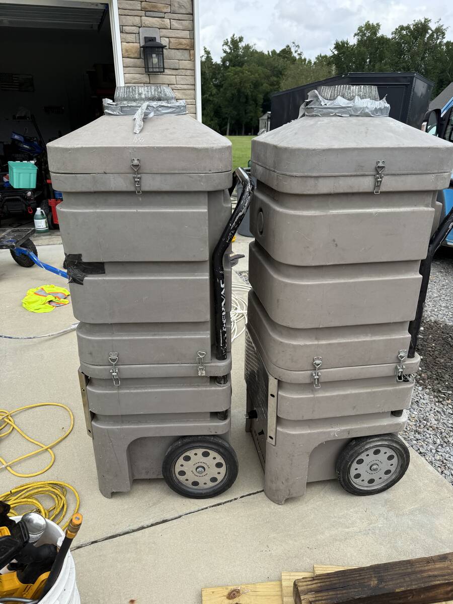 Two Hypervac units